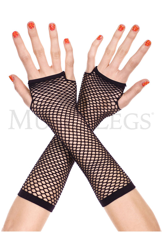 Fishnet Fingerless Gloves