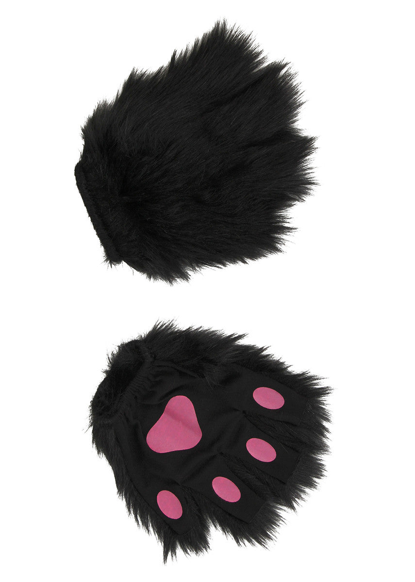 Black Fingerless Paws