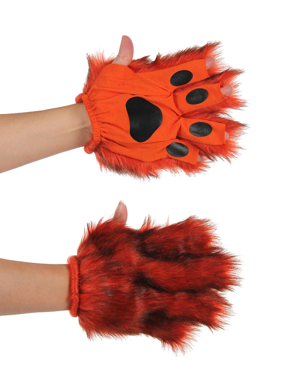 Orange Fingerless Paws