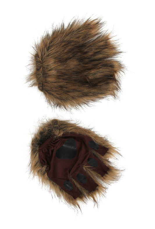 Squirrel Brown Fingerless Paws