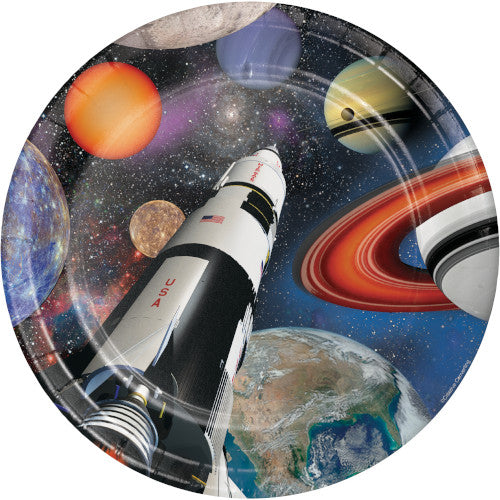 Lunch Plates - Space Blast 8ct