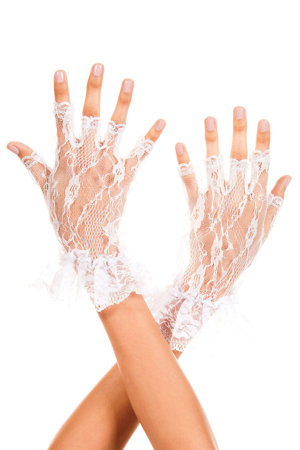 Lace Fingerless Gloves
