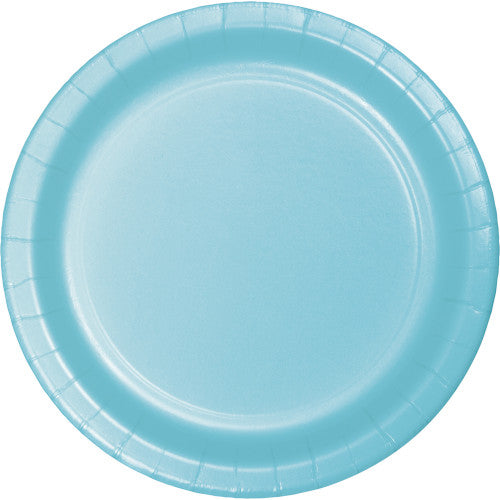 Lunch Plates - Pastel Blue 24ct