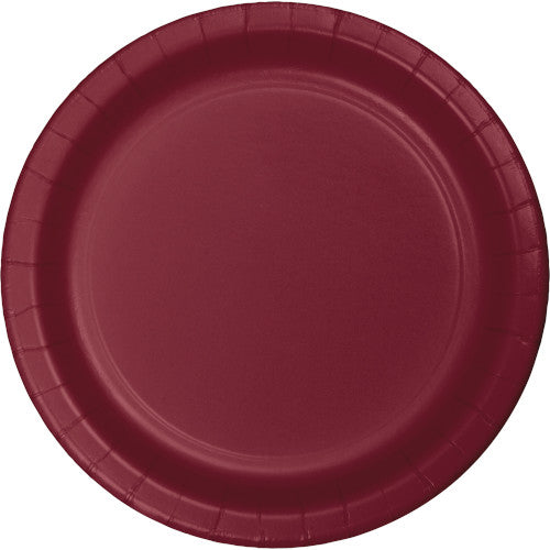 Lunch Plates - Burgundy 24ct