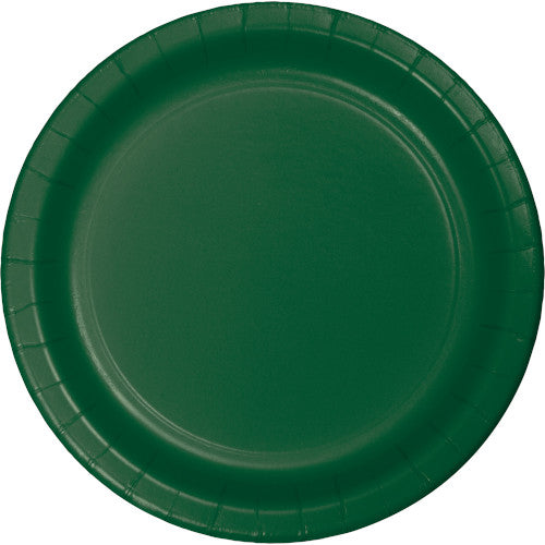 Lunch Plates - Hunter Green 24ct