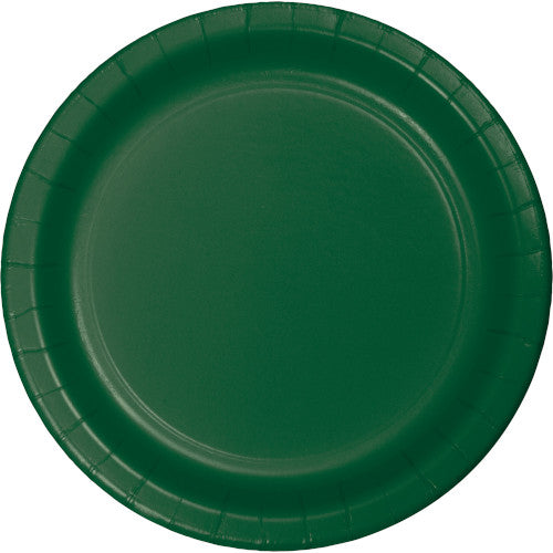 Dessert Plates - Hunter Green 24ct