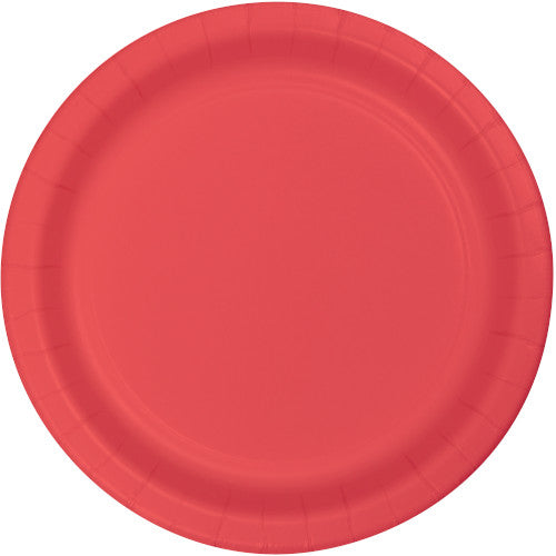 Lunch Plates - Coral 24ct