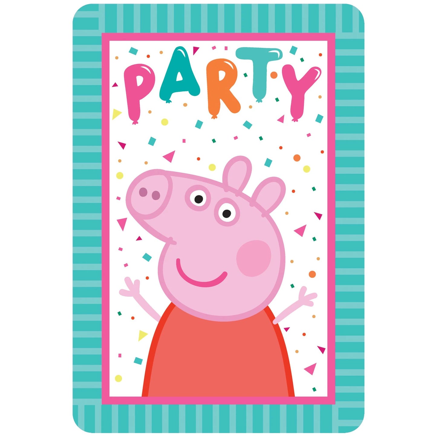 Invitations - Peppa Pig  8ct