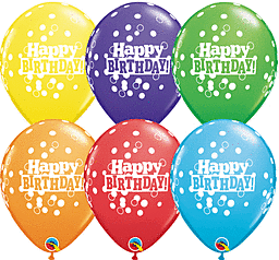 11" Birthday Confetti (Color Match)