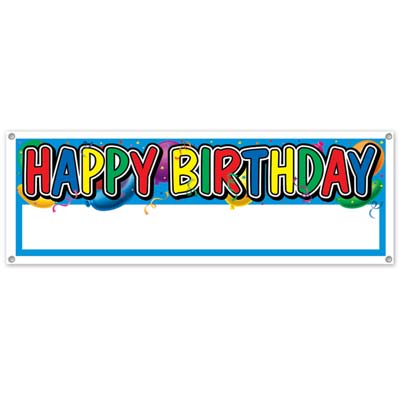 Banner - Happy Birthday