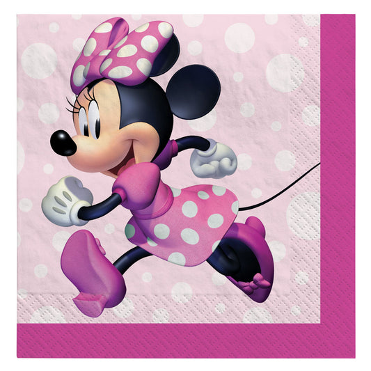 Beverage Napkins - Minnie Mouse 16ct