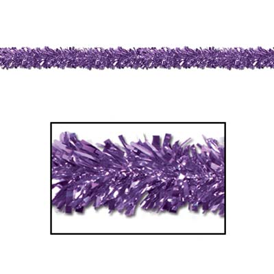 Metallic Festooning Garland - Purple