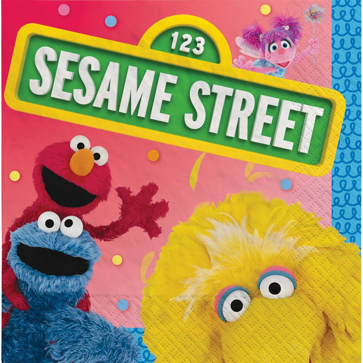 Beverage Napkins - Sesame Street 16ct