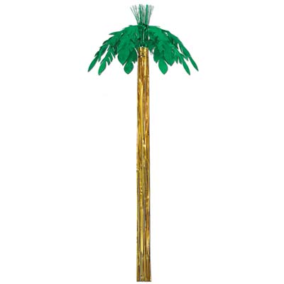 Metallic Palm Tree 8'