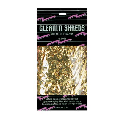 Gleam 'N Shreds Metallic Strands - Gold
