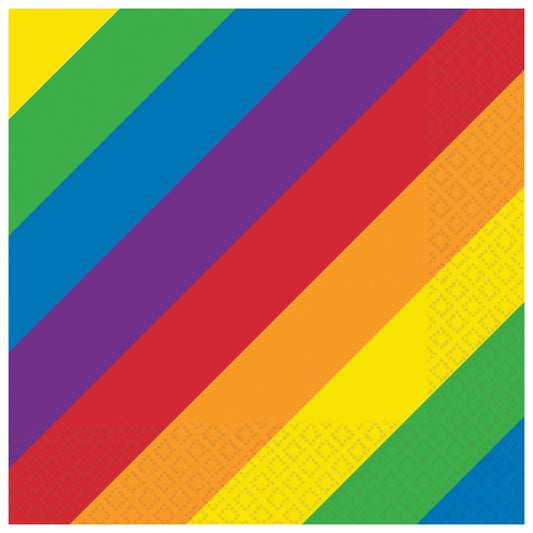 Lunch Napkins - Rainbow 16ct