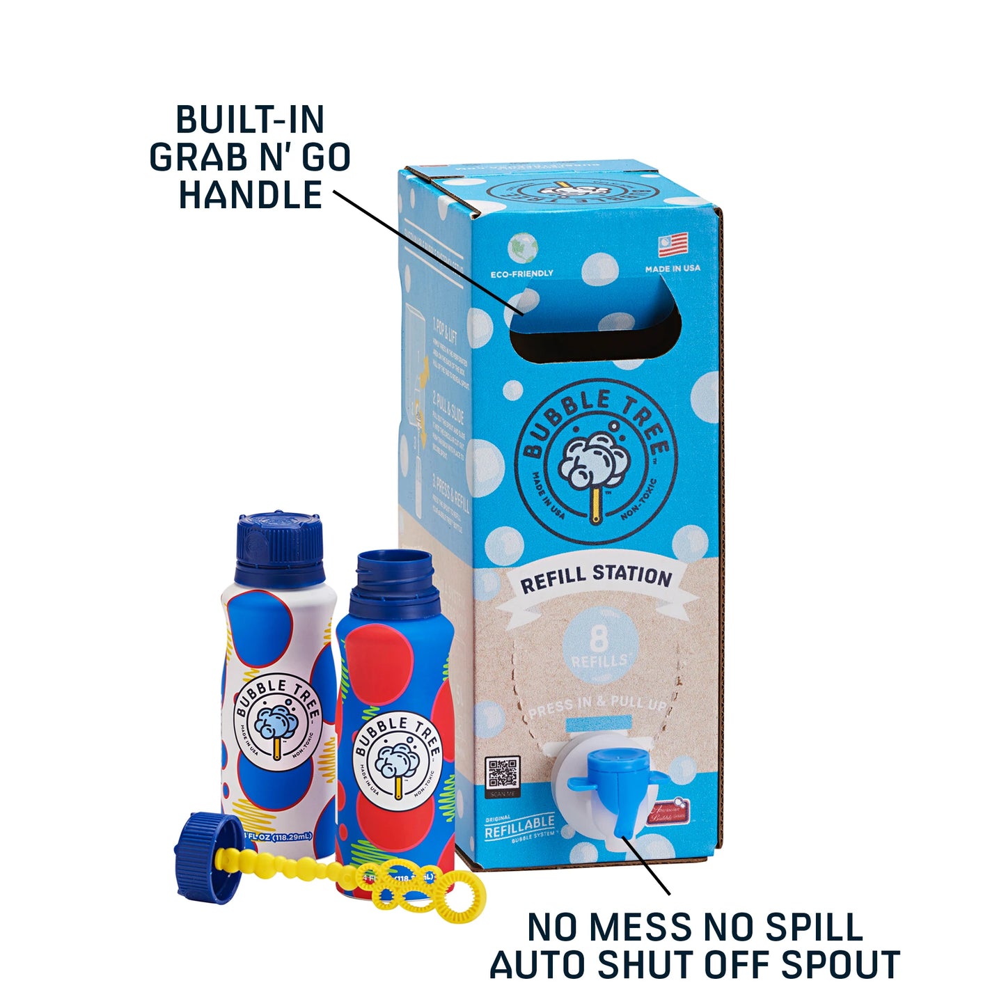 Bubbles - 1 Liter 2 Bottle Refillable System