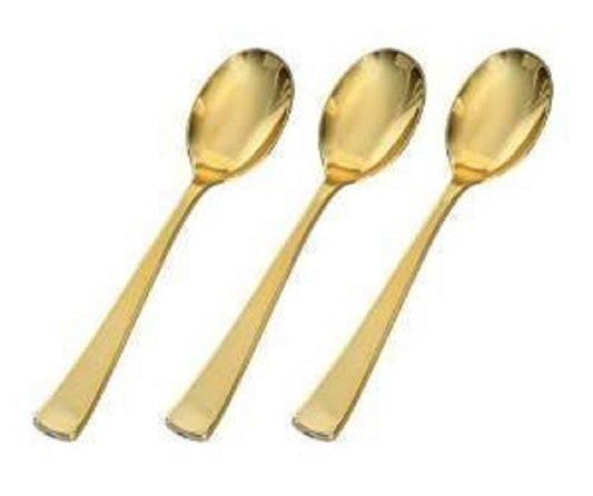 Spoons - Polished Gold 24ct