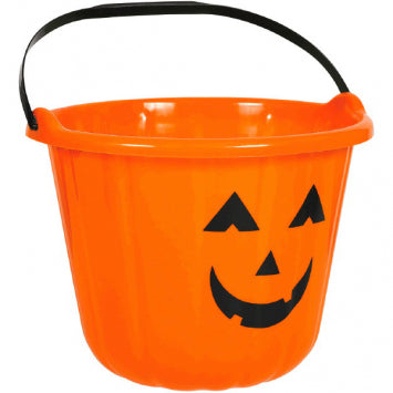 Plastic Pumpkin Bucket
