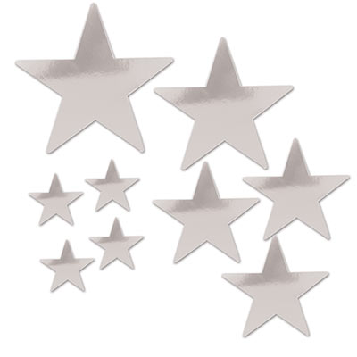 Star Cutouts - Silver 9ct