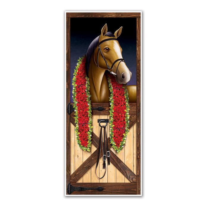 Door Cover - Horse Racing