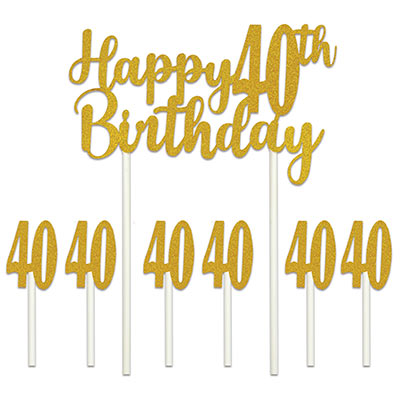 Cake Topper - 40th Birthday