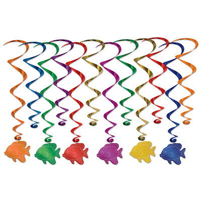 Hanging Decorations - Fish 12ct