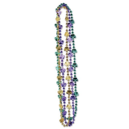 Beads - Mardi Gras Crowns 3ct