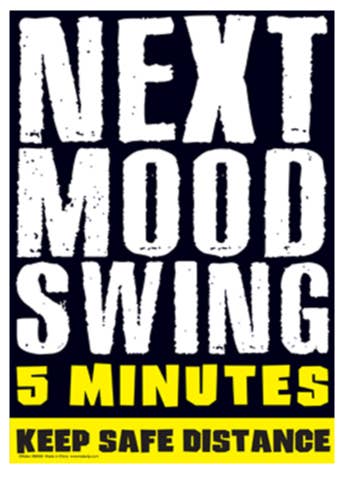 Metal Sign - Next Mood Swing