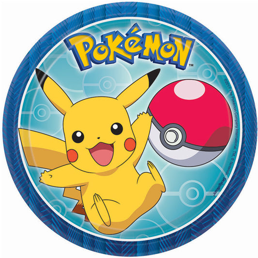 Dessert Plates - Pokemon 8ct