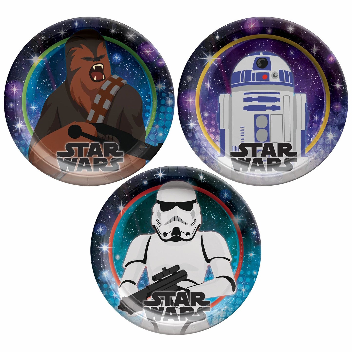Dessert Plates - Star Wars™ Galaxy of Adventures 8ct