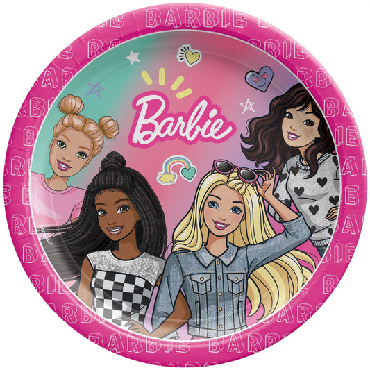 Dessert Plates - Barbie 8ct
