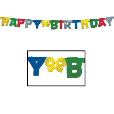 Banner - Foil Happy Birthday