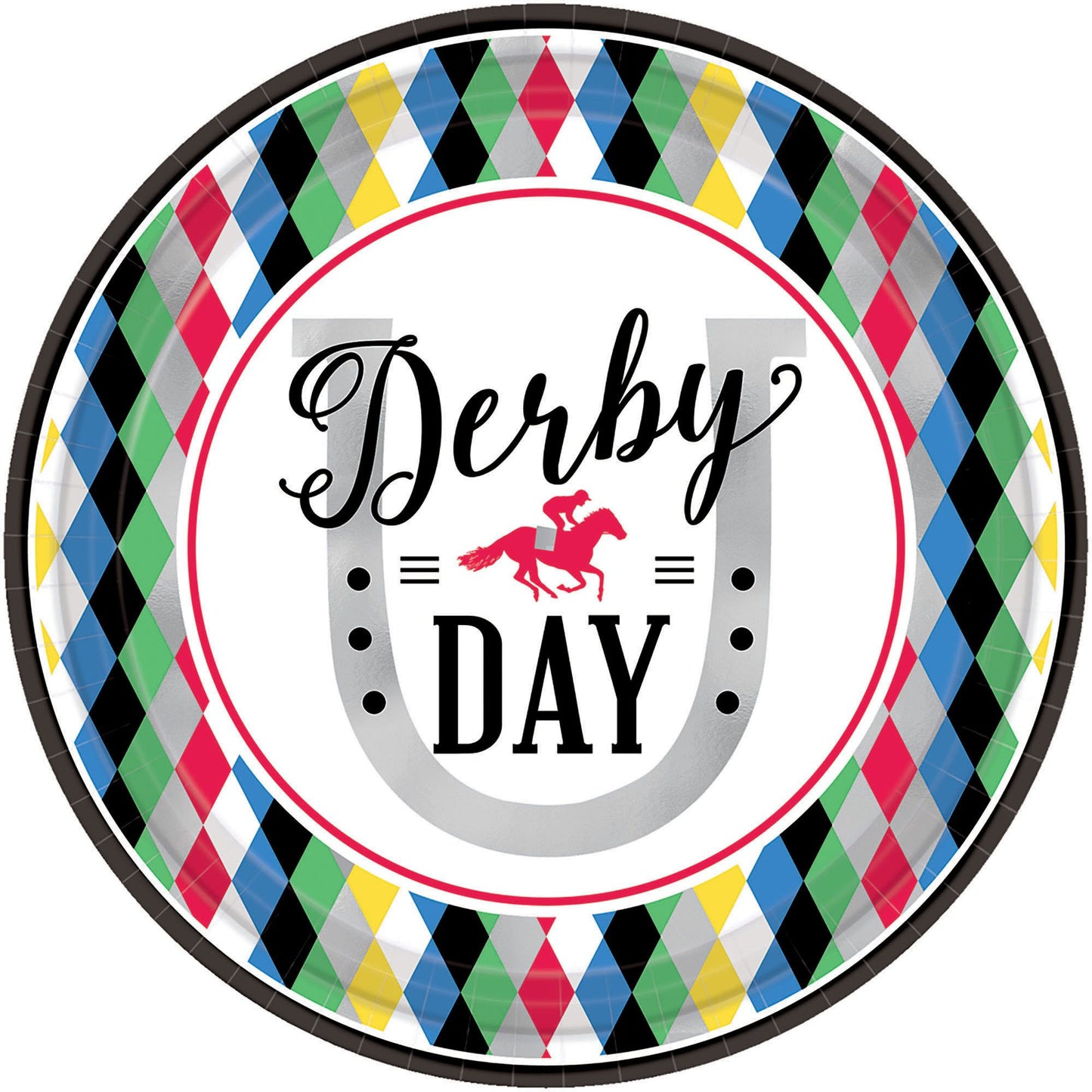 9" Plates- Derby Day