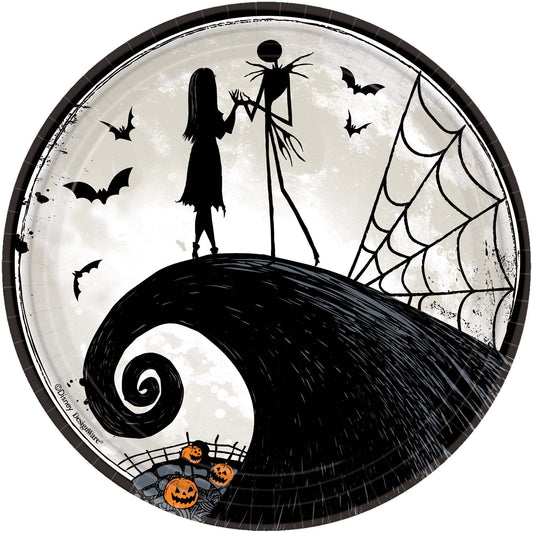 Lunch Plates - Nightmare Before Christmas 8ct