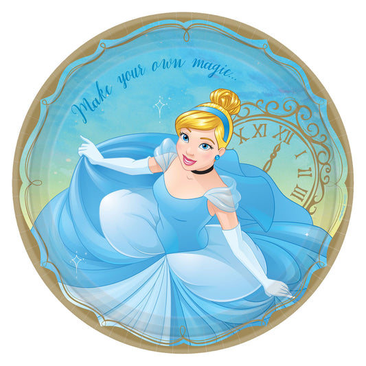 Lunch Plates - Disney Princess Cinderella 8ct