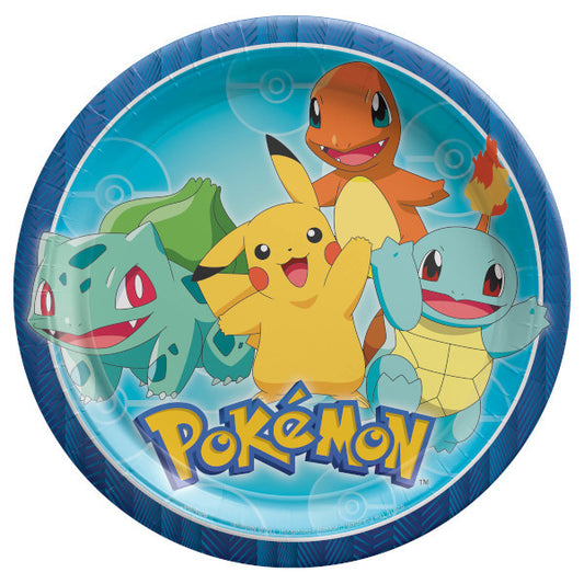 Lunch Plates - Pokemon 8ct