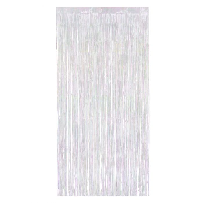 Metallic Fringe Curtain - Opalescent
