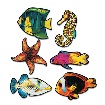 Fish Cutouts 6ct