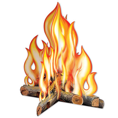 3-D Campfire Centerpiece - Camp Out