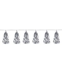 Metallic Tassel Garland - Silver