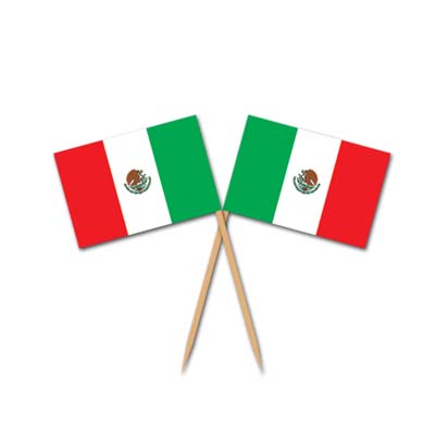 Mexican Flag Picks 50ct
