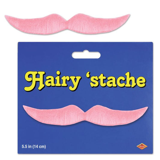 Hairy 'stache - Pink