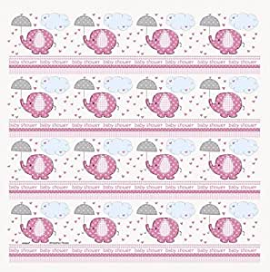 Wrapping Paper - Baby Shower Pink