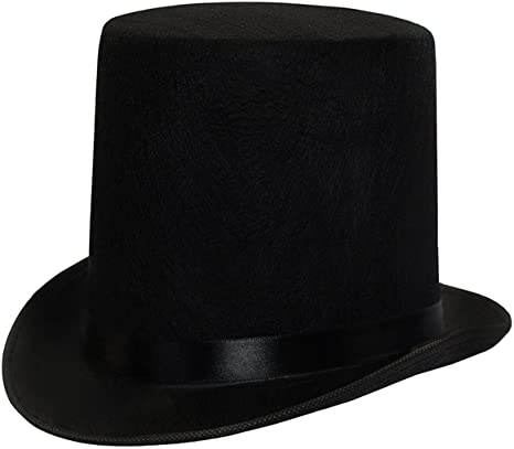 Black Deluxe Top Hat