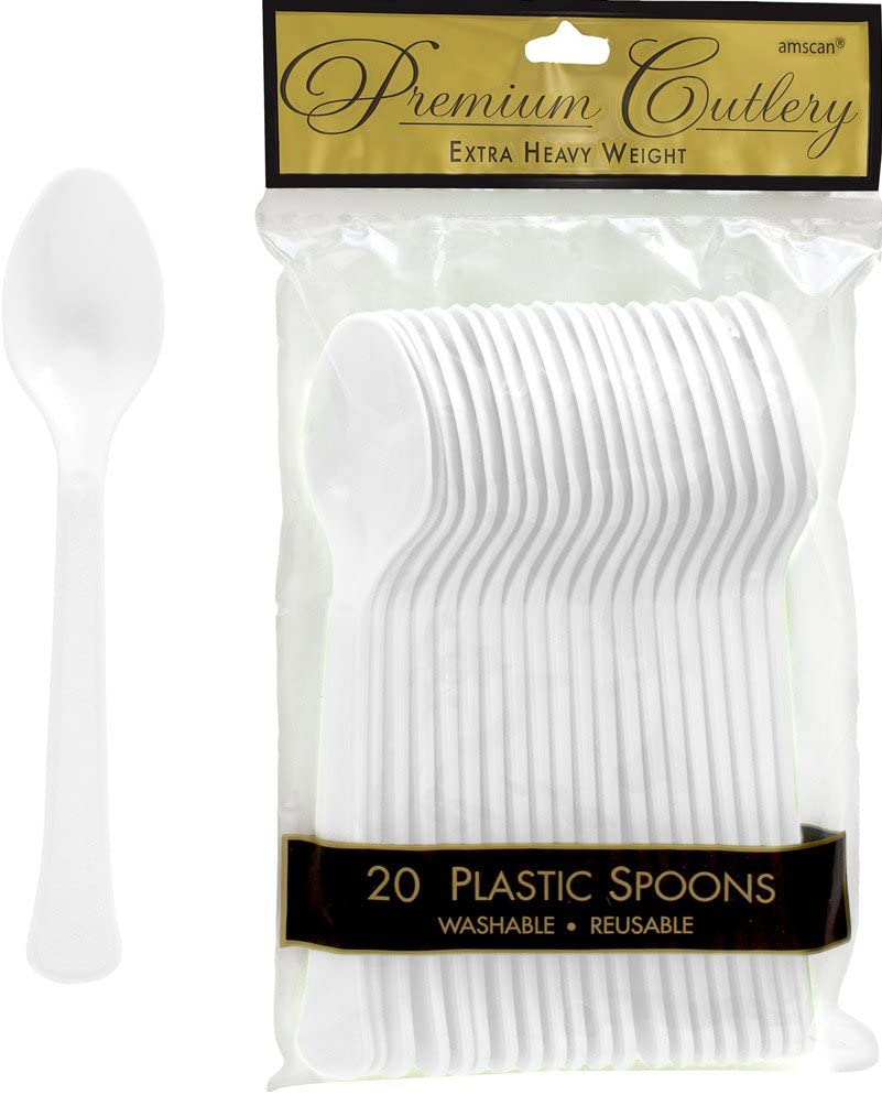Spoons - White 20ct