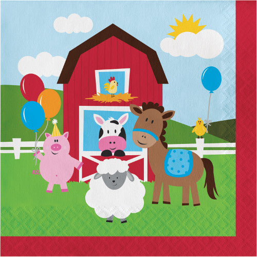 Lunch Napkins - Farmhouse Fun 16ct