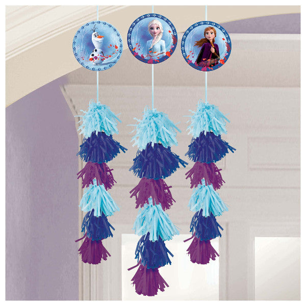 Hanging Tassels - Frozen 3ct