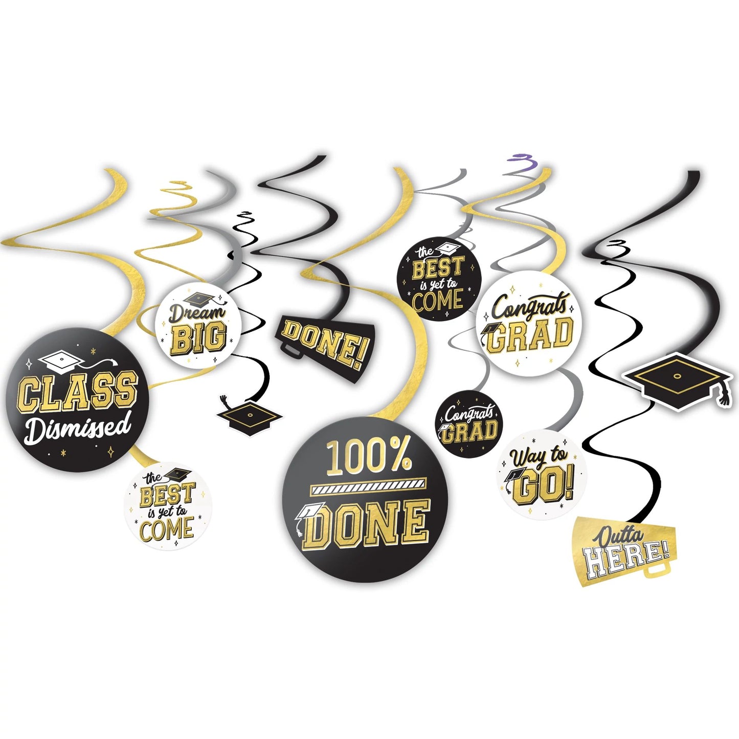 Hanging Decorations - Grad 12ct
