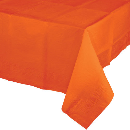 Paper Table Cover - Sun Kissed Orange